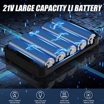 Versatile OMMO Cordless Drill - 21V Power Tool