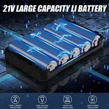 Versatile OMMO Cordless Drill - 21V Power Tool