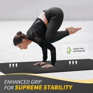 Durable CAMBIVO Yoga Mat for Comfort and Style