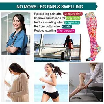 Stylish Compression Socks for Men and Women | 20-30mmHg