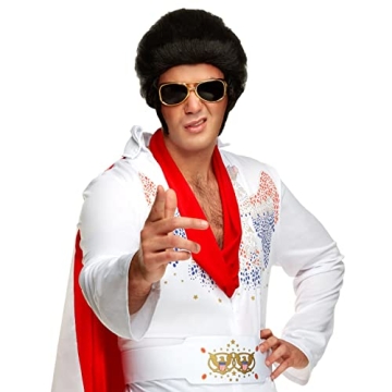 Morph Vegas Rockstar Costume for Men Disco Elvis