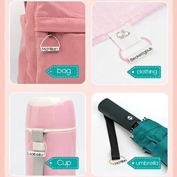 Waterproof Customized Tags for Kids’ Belongings Pack of 30