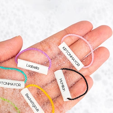 Waterproof Customized Tags for Kids’ Belongings Pack of 30