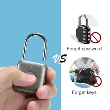 Fingerprint Padlock eLinkSmart Keyless Lock for Gym & Luggage