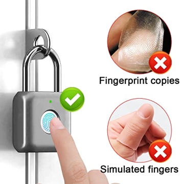 Fingerprint Padlock eLinkSmart Keyless Lock for Gym & Luggage