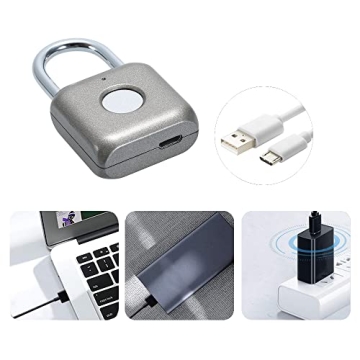 Fingerprint Padlock eLinkSmart Keyless Lock for Gym & Luggage