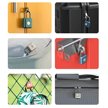Fingerprint Padlock eLinkSmart Keyless Lock for Gym & Luggage