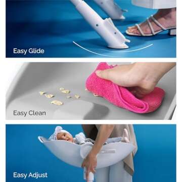 Oribel Cocoon Z High Chair & Lounger | Lemonade Yellow | Newborn to Childhood | Easy Move Gliders | Convertible for Napping & Feeding | No Tools Adjust | Easy to Clean