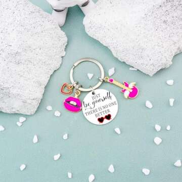 AOBIURV Taylor Quotes Keychain Gifts Taylor Merch Inspirational Keychain Gifts For Women Tour Gifts Best Sw Gifts Girl Taylor Gifts For Fans Taylor Eras Fans Gift Merch Keyring