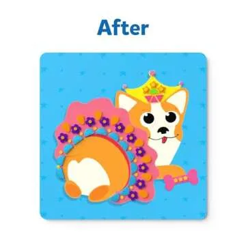 Skillmatics Art Activity - Fun with Foam Puppies, No Mess Felt Sticker Art for Kids, 3D Foam Stickers, DIY Craft Kits, Gifts for Boys & Girls Ages 3, 4, 5, 6, 7