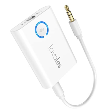 Lavales Bluetooth 5.3 Adapter for Airplane to 2 Wireless Headphones, 3.5mm Jack in-Flight Bluetooth ...