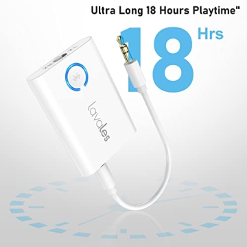Lavales 2-in-1 Bluetooth Adapter for High-Quality Audio