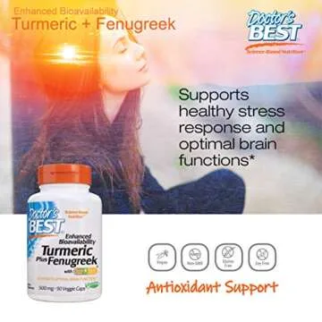 Doctor's Best Turmeric Curcumin Plus Fenugreek Capsules