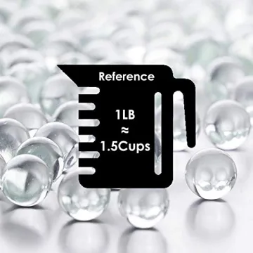 Clear Glass Marble Gemstone Vase Filler for Elegant Decor