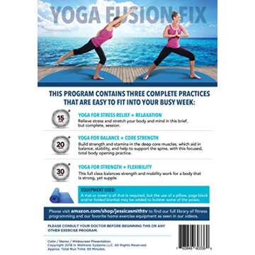 Yoga Fusion Fix: 3 Time Saving, Targeted Practices For Strength, Balance, Flexibility + Stress Relie...