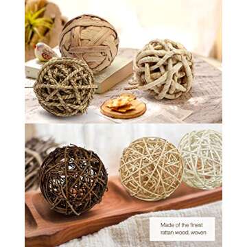 Natural Green Moss Decorative Balls for Home and Party Decor