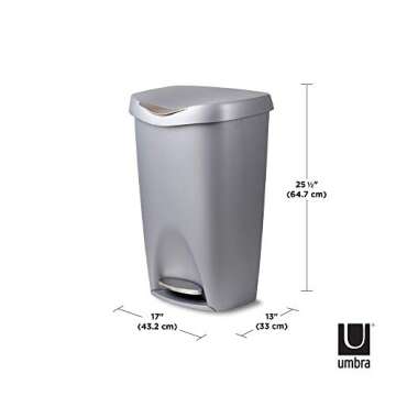 Elegant Umbra Brim Trash Can for Stylish Spaces