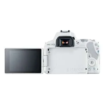 Canon Cameras US 2252C001 EOS Rebel SL2 (WH) EF-S 18-55mm f/4-5.6 STM (BK) Digital SLR Camera Kit, 3", White