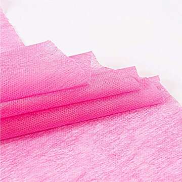20 PCS Thick Massage Table Sheets Sets Disposable SPA Bed Sheets Non Woven Fabric Lash Bed Cover 31" X 70" Pink