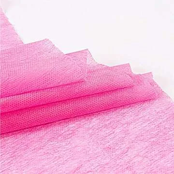 20 PCS Thick Massage Table Sheets Sets Disposable SPA Bed Sheets Non Woven Fabric Lash Bed Cover 31" X 70" Pink