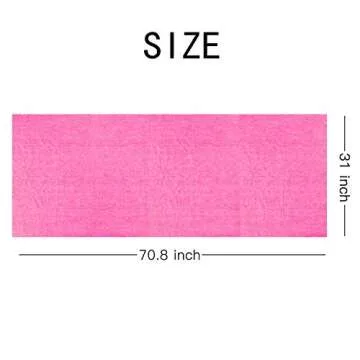 20 PCS Thick Massage Table Sheets Sets Disposable SPA Bed Sheets Non Woven Fabric Lash Bed Cover 31" X 70" Pink