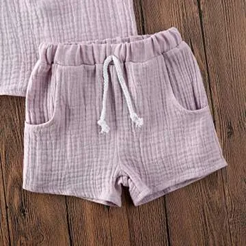 Stylish Newborn Baby Clothes Set for Summer Fun
