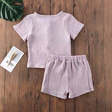 Stylish Newborn Baby Clothes Set for Summer Fun