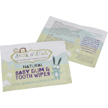 Jack N' Jill Baby Gum & Tooth Wipes for Natural Oral Care
