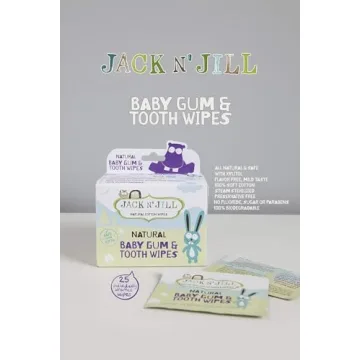 Jack N' Jill Baby Gum & Tooth Wipes for Natural Oral Care