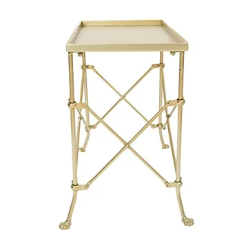 Creative Co-op EC0221 Elegant Metal Accent Table 20"