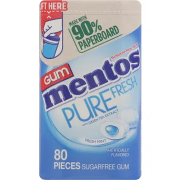 Mentos Fresh Mint Sugar-Free Gum - 80 Pieces