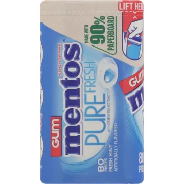 Mentos Fresh Mint Sugar-Free Gum - 80 Pieces