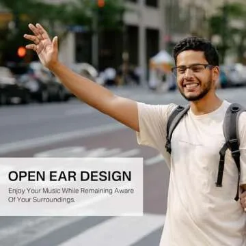 GenXenon Bluetooth Audio Smart Glasses, Blue Light Glasses for women and men, Open Ear sound with Mic & Speakers, Blue light Filter & Polarized Sunglasses Lenses, Touch & Voice Assistant