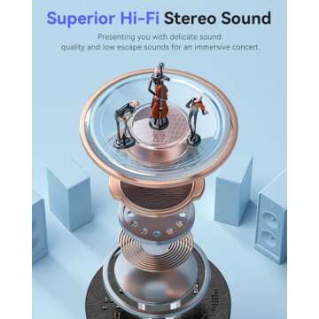 BHNYBWUL Wireless Earbuds - 2024 Bluetooth 5.3 Headphones with 50H Playback