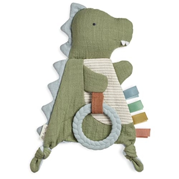 Itzy Ritzy - Bitzy Crinkle Sensory Toy Dinosaur with Crinkle Sound for Babies & Toddlers - Features ...