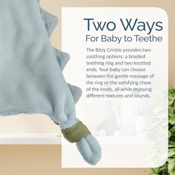 Itzy Ritzy Bitzy Crinkle Dinosaur Toy for Babies 0+