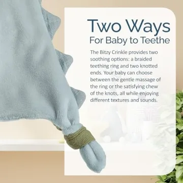 Itzy Ritzy Bitzy Crinkle Dinosaur Toy for Babies 0+