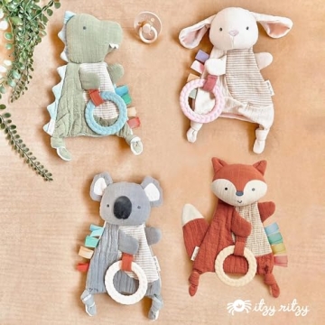 Itzy Ritzy Bitzy Crinkle Dinosaur Toy for Babies 0+