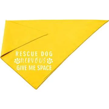 Pawskido Nervous Give Me Some Space Dog Bandana