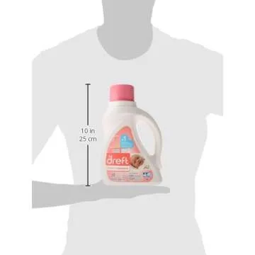 Dreft Stage 1 Newborn Baby Liquid Laundry Detergent, Gentle on Sensitive Skin, HE Compatible, 32 loads