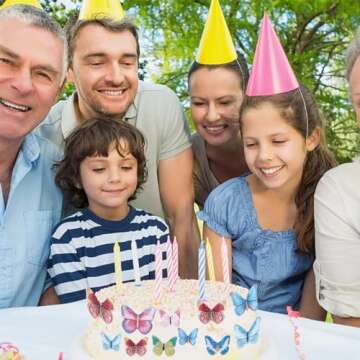 YOcity 72Pcs Edible Butterfly Toppers for Cakes