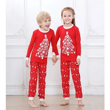Benaive Family Christmas Pajamas Set - Comfortable Holiday PJs
