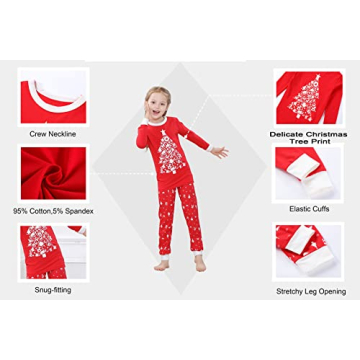 Benaive Family Christmas Pajamas Set - Comfortable Holiday PJs