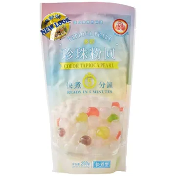 Wu Fu Yuan Colored Tapioca Pearls - Perfect for Bubble Tea and Sensory Fun