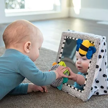 Sassy Tummy Time See Me Floor Mirror for Babies
