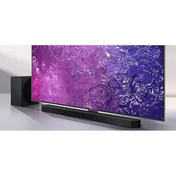 SAMSUNG HW-Q800C 5.1.2ch Soundbar w/ Wireless Dolby Audio, Q-Symphony, SpaceFit Sound Pro, Adaptive Sound, Game Mode Pro, Airplay 2, AVA, 8-Inch Subwoofer, Alexa Built-In