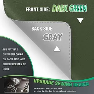 Dual-Sided K KNODEL Desk Mat - Waterproof & Stylish