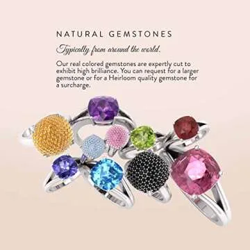 Diamondere Natural and Certified Amethyst and Diamond Engagement Ring in 14K White Gold, 1.11 Carat Art Deco Engagement Ring for Women, US Size 8