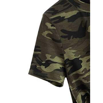 SweatyRocks Women's Camo Crop Top - Stylish Summer Wear
