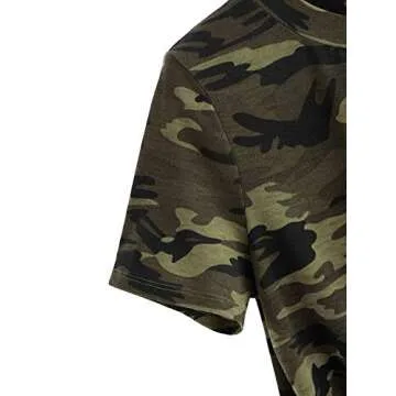SweatyRocks Women's Camo Crop Top - Stylish Summer Wear